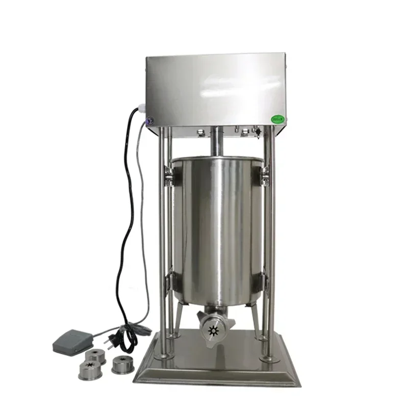 Máquina eléctrica de Churros de 10L, 110V, 220V, máquina automática de frutas latinas, Churrera española, máquina de relleno de Churros, relleno de salchichas