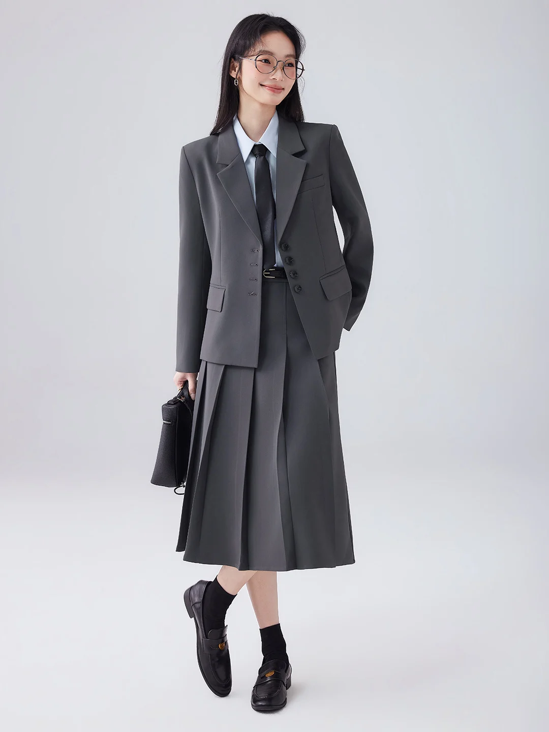 

Business Formal Color Women's Suit Set Commute Professional Art Exam Elegant Personality Western Style Coat