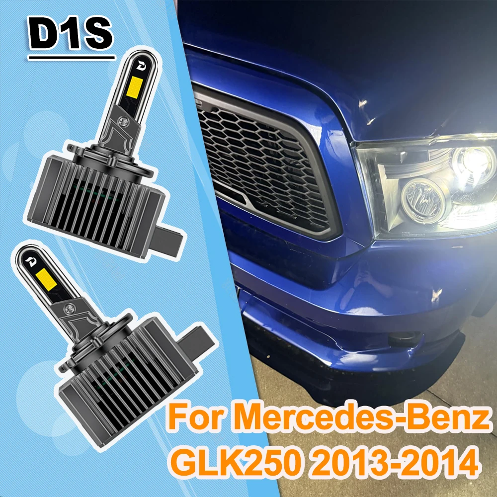 

D1S D1R светодиодные лампы Xenon HID 6000k, замена для Mercedes-Benz GLK250 2013-2014, обновление чипов CSP высокой интенсивности, фара