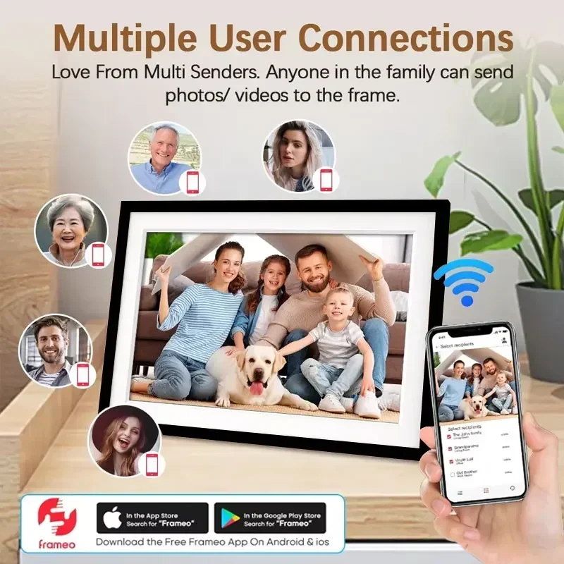 

High-definition Home Smart Digital Calendar Touchscreen Interactive Display Electronic Home Schedule Sync Digital Photo Frame