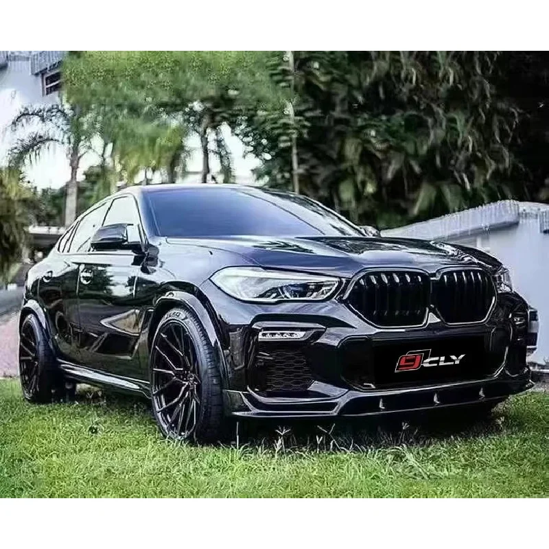 

Заводской хит продаж, комплект кузова автомобиля для X6 G06, обновленный черный комплект кузова, полный бампер, светодиодный