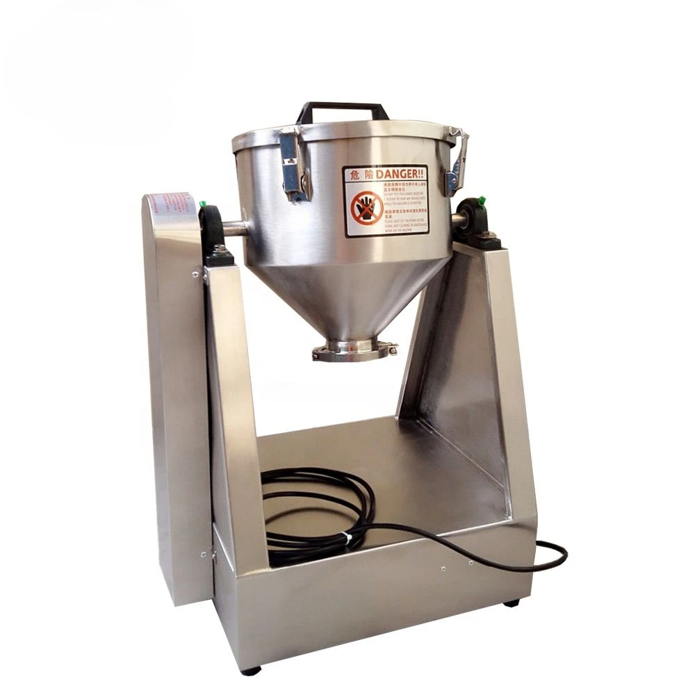 

DZJX 2 5 10 20 30 50 100 Kg Dry Coffee Tea Washing Powder Drum Mixing Machine Double Cone Mixer Lab Blender Machines