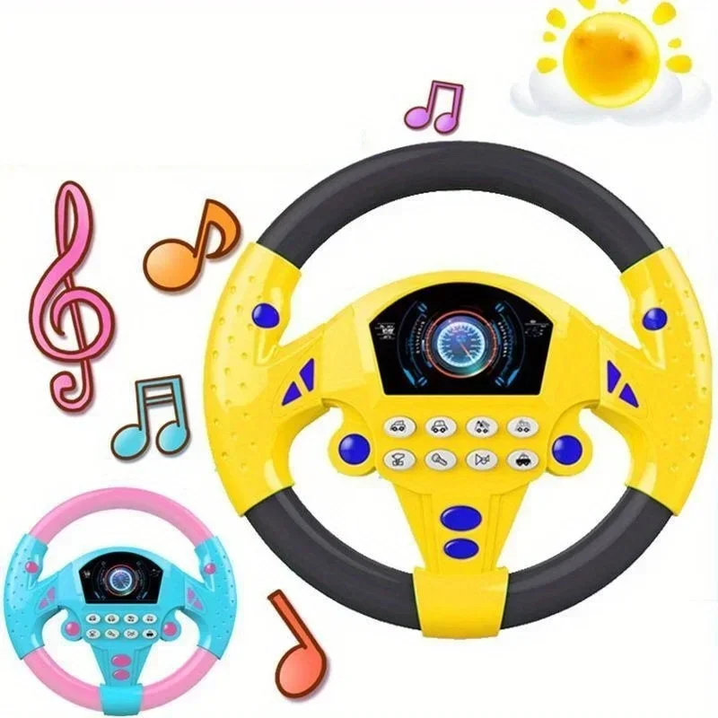 1PC Car Steering Toys Steering Wheel Toy Creative Children's Education Toy Easter New Year's Day Spring Festival Gift