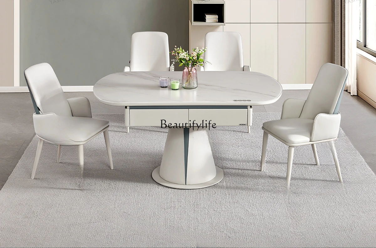 

Fully automatic solid mahjong table, dining table, dual-purpose silent table, integrated electric multi-function