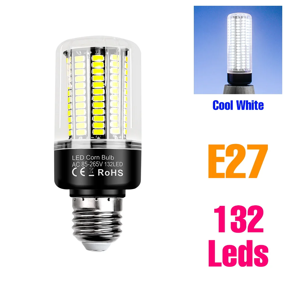 30W LED Maïs Lamp E27/E26 Plafondlamp E14 Lamp AC220V Indoor Kroonluchter Lampen 110V Geen Flikkering Koud/Warm Wit Voor Thuis Slaapkamer