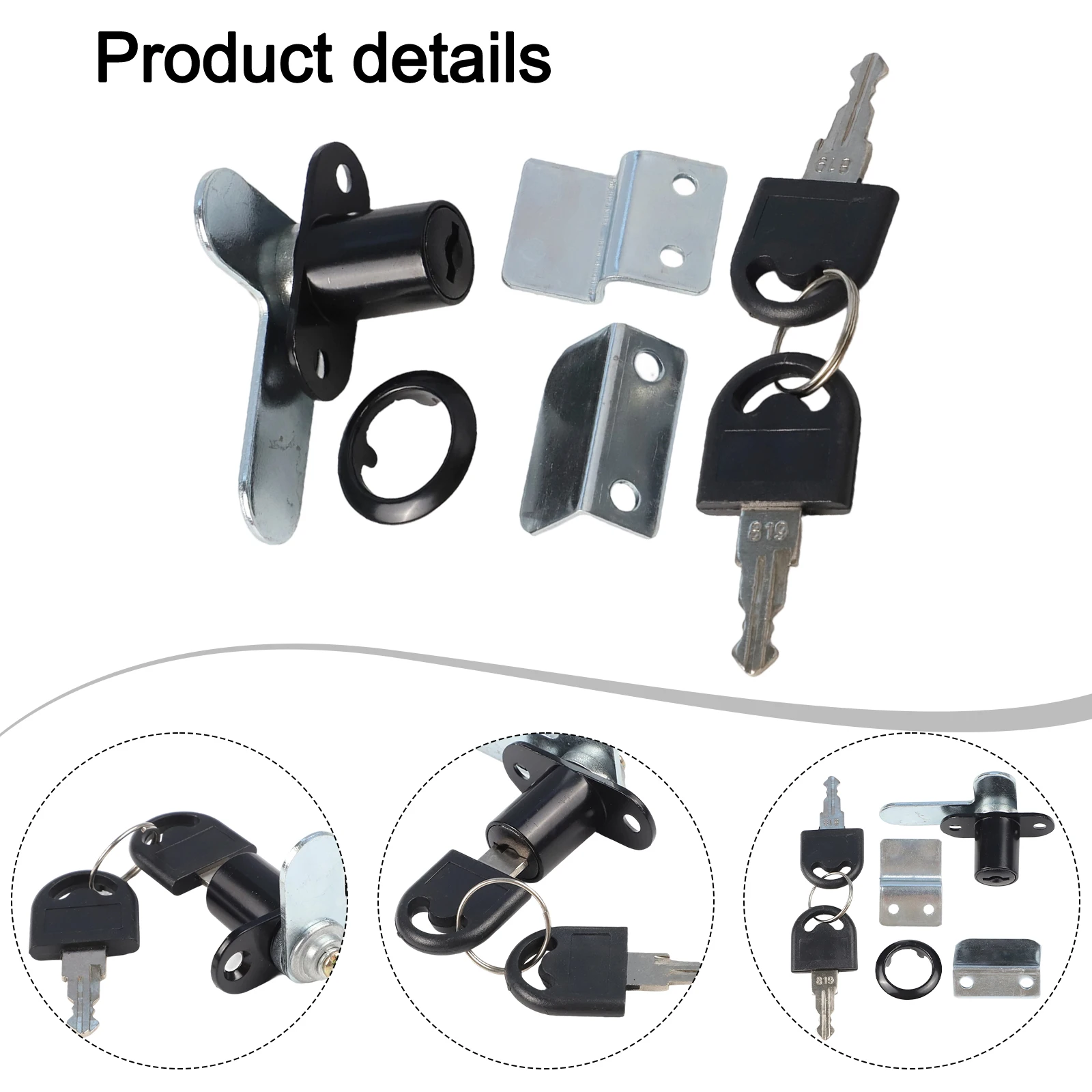 

Безопасные шкафы для хранения документов и почтовые ящики с двойным дверным замком из цинкового сплава диаметром 1619 мм с 7-образным замком