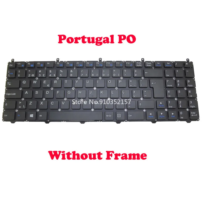 SW SD GR PO JP teclado para Gigabyte P15F R5 V2 V3 V5 V7 Q25N Q2546N Q2556N Reino Unido Italia IT ruso RU LA Brasil BR