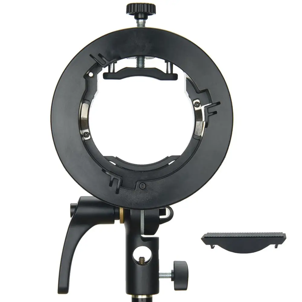 Godox S Chuck S2 Staffa Fotografia Flash Staffa a forma di S Chuck Softbox Accessori per Godox V1 V860II AD200 AD400PRO Flash