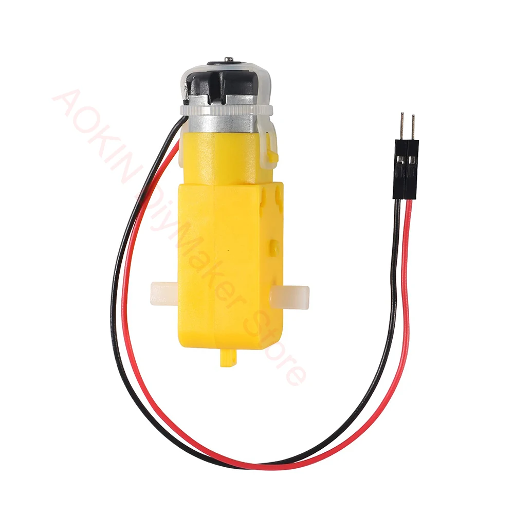 TT Motor Smart Car Robot Gear Motor with Cable DC Electric Gear TT Motor for Arduino DIY Smart Car Robot Aircraft Toys