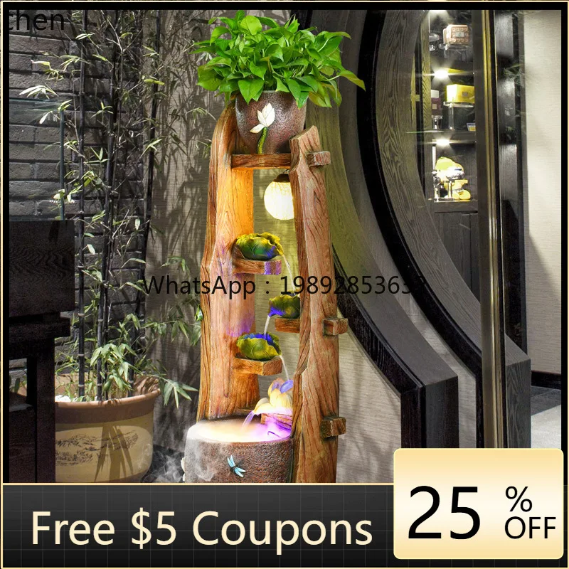 

Rockery Water Feature Fountain Living Room Humidifier Indoor Fish Tank Shop Wealth-Attracting Landscape Ornament