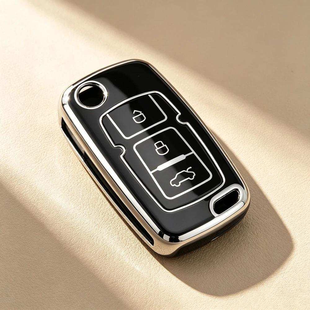 TPU Car Key Remote Shell for Geely/Emgrand EC7 GC715 EC718/Englon SC3 SC5 SC7/Free Cruiser GX7 GX718 EC718 Auto Accessories