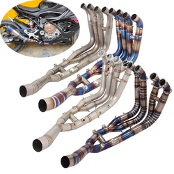 Header Pipe for BMW S1000RR 2019-2025 S1000R M1000RR 2021-2025 M1000R 2023-2025 60mm Slip On System Titanium Stainless Steel