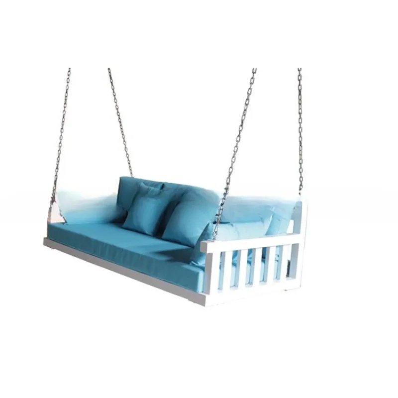 Double Swing Hanging Chair Balcony Indoor Ceiling Hanging Chair Hotel Lobby, Pastoral Leisure Hanging Chair
