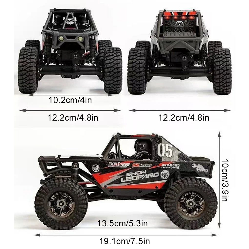 1/24 UCX2405 4WD Climbing Buggy Car Brushless/Brushed Snow Leopard Double Straight Axle Simulation Model RC Remote Control Car
