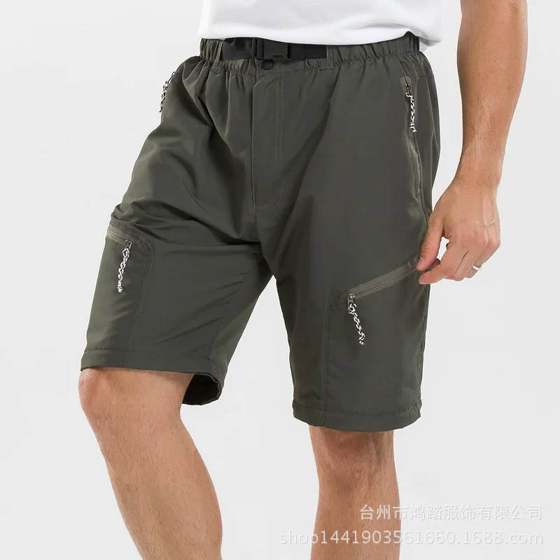 Summer Tactical Pants Men Quick Drying Women Pants Hunting Trousers Tactical Trousers Detachable Stretch Shorts Mountaineering