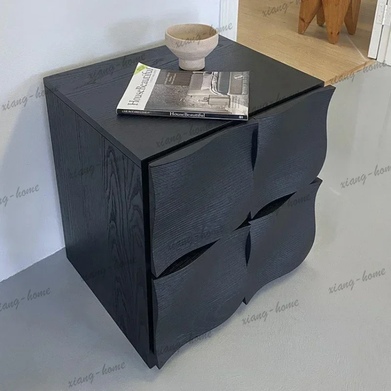 LD Bedside Table Wood Auxiliary Tables Small Chest Drawers Locker Exquisite Sofa Side Gamer Cabinet Buros  Narrow Bed