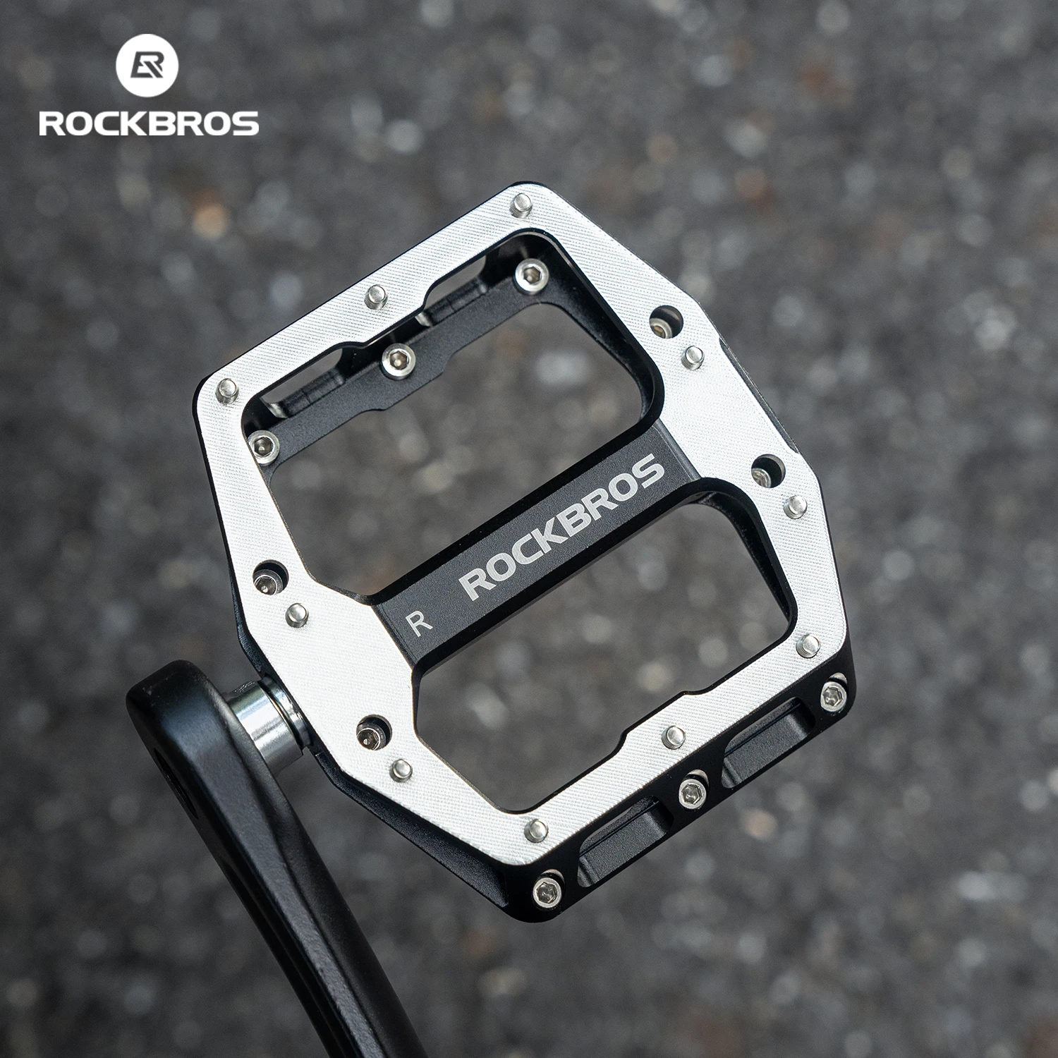 

ROCKBROS Bicycle Pedals Ultralight Anti-slip Mtb Road Bike Platform Pedals Aluminum Alloy Sealed Bearing Pedal Cycling Accessory