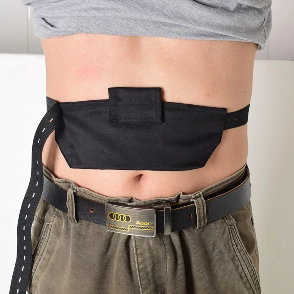 Adjustable Abdominal Penetrating Belts Peritoneal Penetrating Care Abdominal Penetration Tube with Catheter Fixed Belts Washable