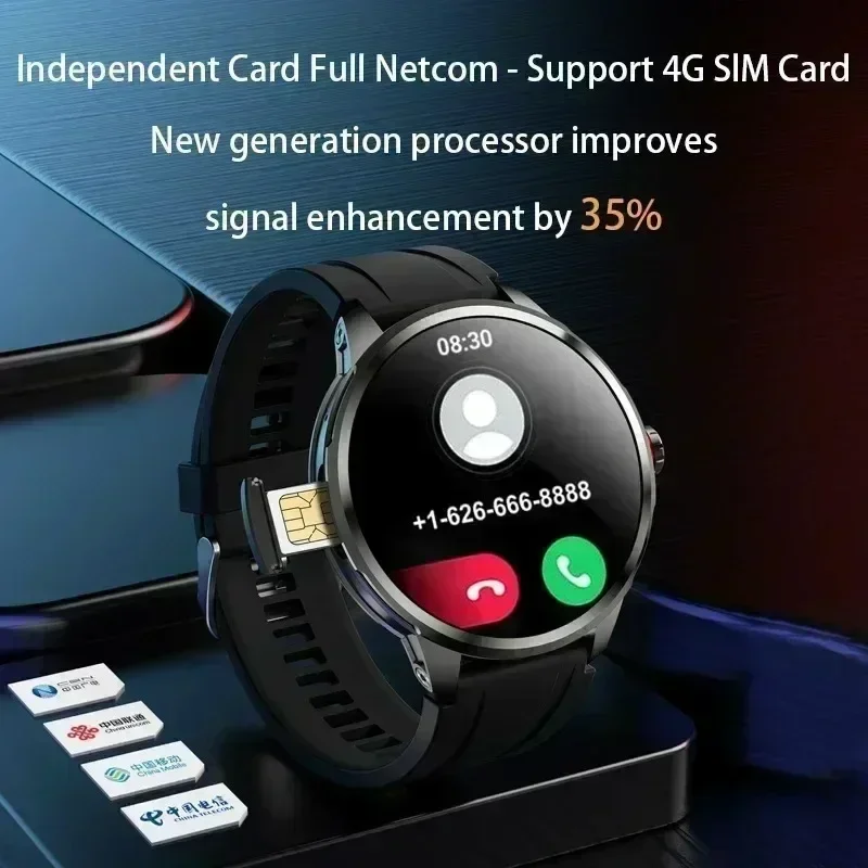 2026 H99 4G LTE Android Smart Watch 32GB+256GB 9MP Rotating Camera GPS WiFi Outdoor Sport App Download Video Call for Men Women
