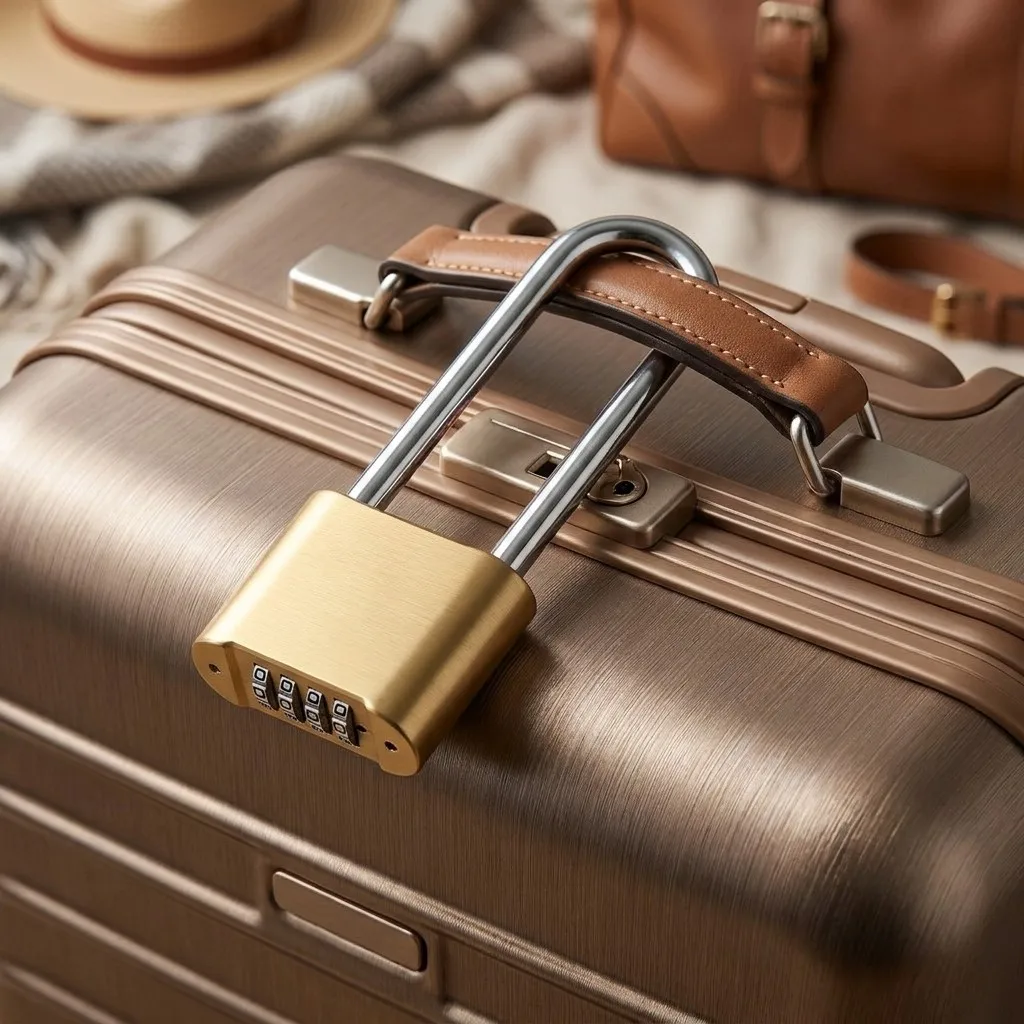 For Weather-Resistant Combination Padlock with Reinforced Metal Shackle and Code for Secure Control For Weather-Resistant