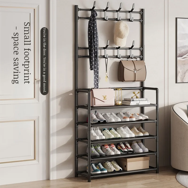 

Дверной проем, бытовой, одна многослойная полка для хранения обуви, дверь шкафа, одна многофункциональная полка для обуви