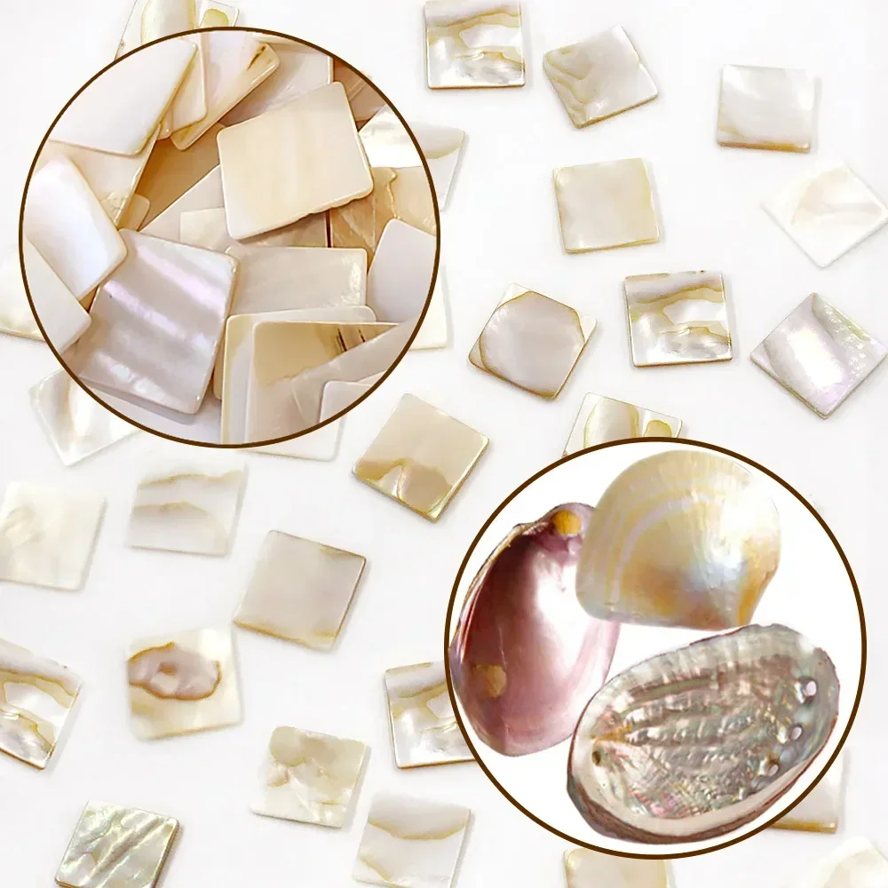 100g Square Chinese Freshwater Shell Mother of pearl mosaic tile for interior house decoration tiles for diy project view 4