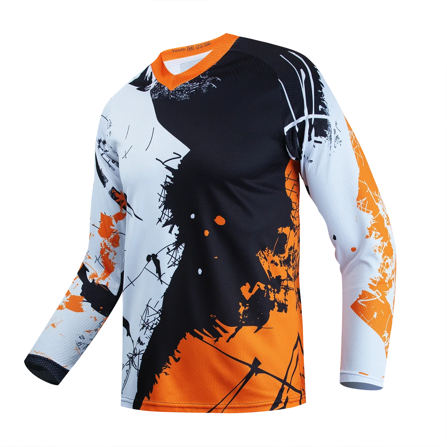 Men's Motocross Jersey, Dirt Bike & BMX Off‑Road MTB Shirt, Enduro DH MX Racing Apparel, Long‑Sleeve Cycling Sports Top