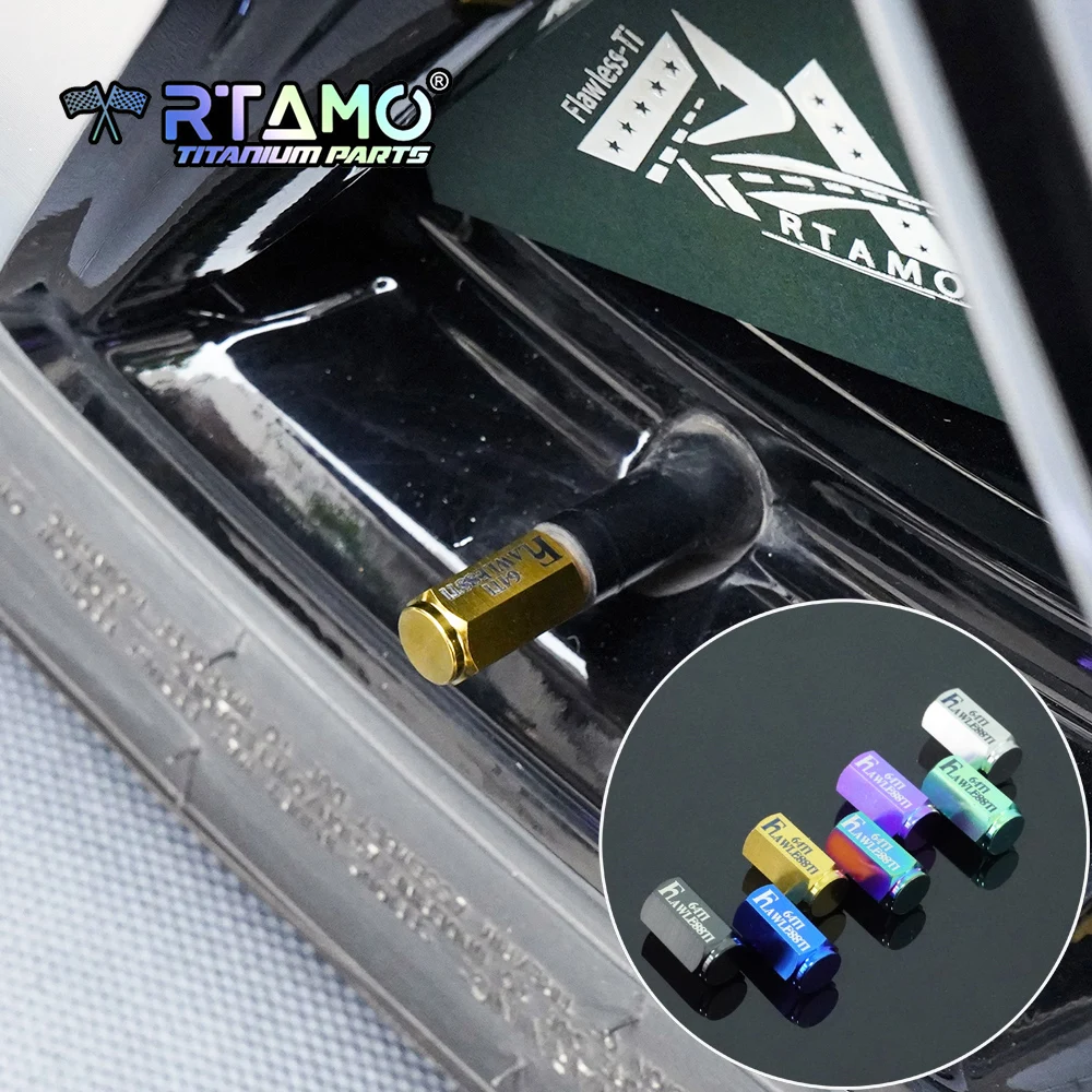 

4Pcs Titanium Alloy Tire Valve Caps Car Tyre Rim Stem Covers Dust Proof Decorative Car Motorbike Universal