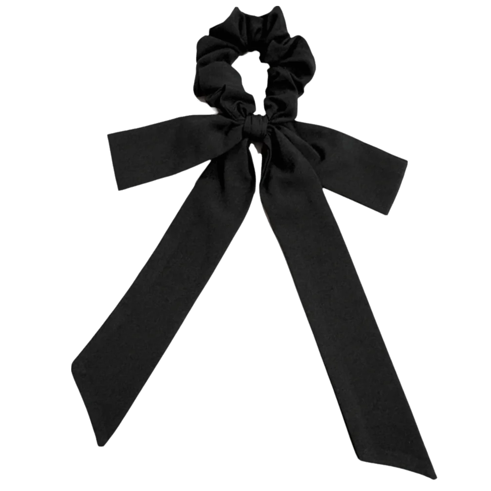 Lightweight Elastic Yoga Bow Hairband Adjustable Long Ribbon Tails Hair Accessory Band Cozy Soft Fabric Girls Headband Dance