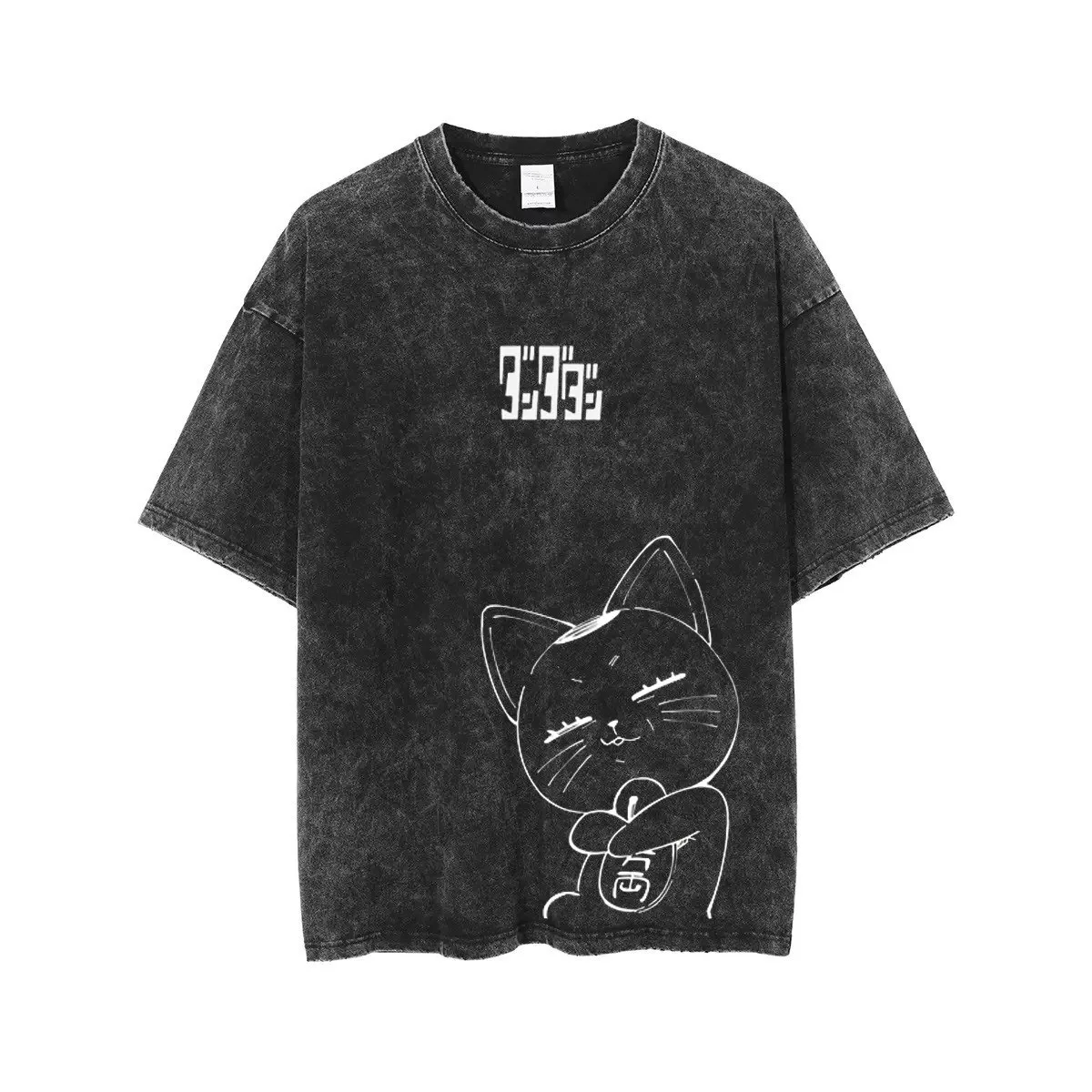 

Dandadan Okarun Merch Vintage Wash Tee T-Shirts Women Men Fashion Streetwear Short Sleeve Top