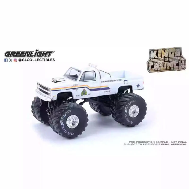 

GreenLight масштаб 1:64 1986, полицейский сплав, имитация модели автомобиля, коллекция, украшение для дисплея, игрушка в подарок