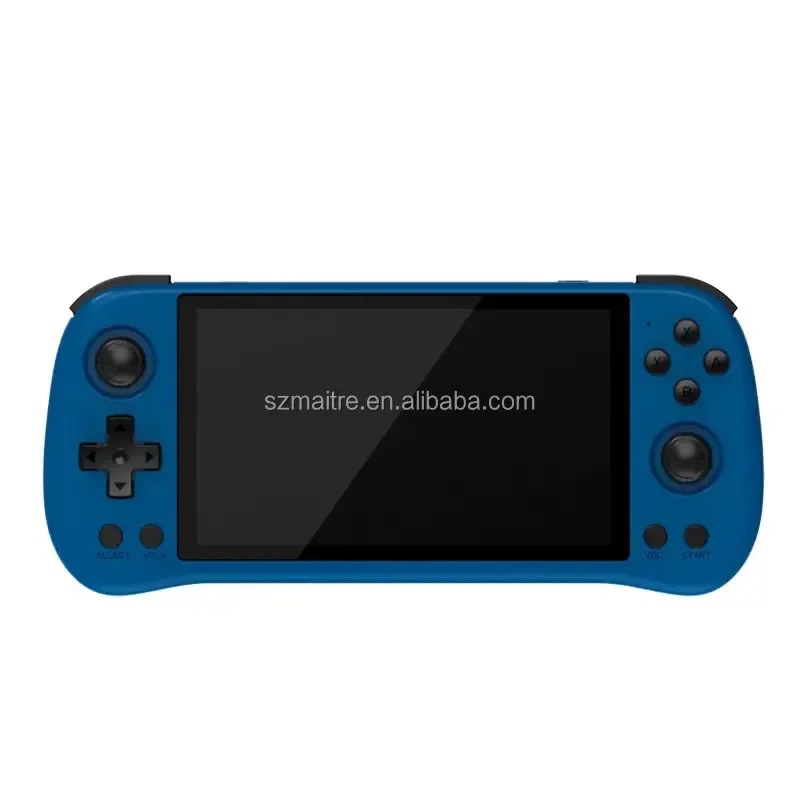 Powkiddy Handheld Model  X55 Machine 5.5 Inch Handheld Game Console IPS HD Screen Build In Linux System Rk3566 Suppo