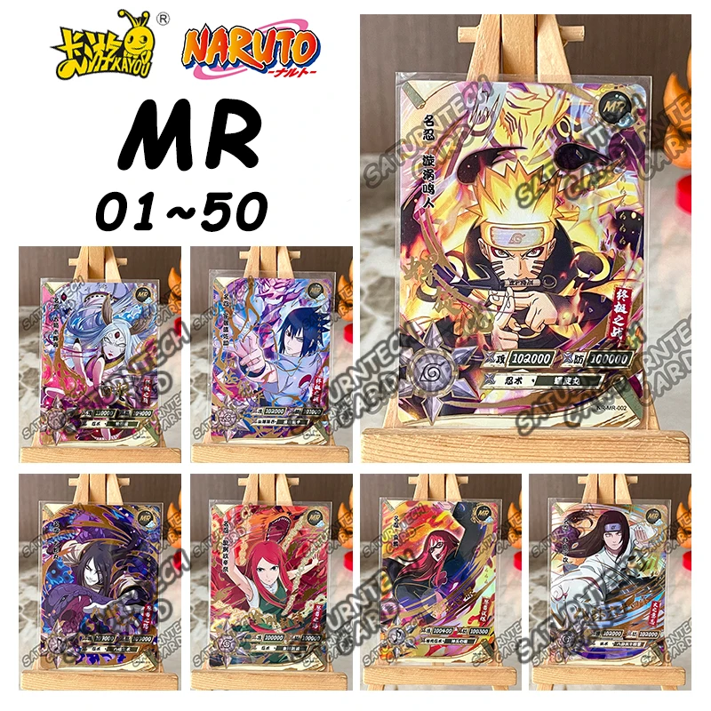 KAYOU Naruto Card Set Full Series SE BP NR CR PR GP CP SP MR PR SLR OR AR UR ZR Cards Sasuke Anime Collection Card Toy Gift