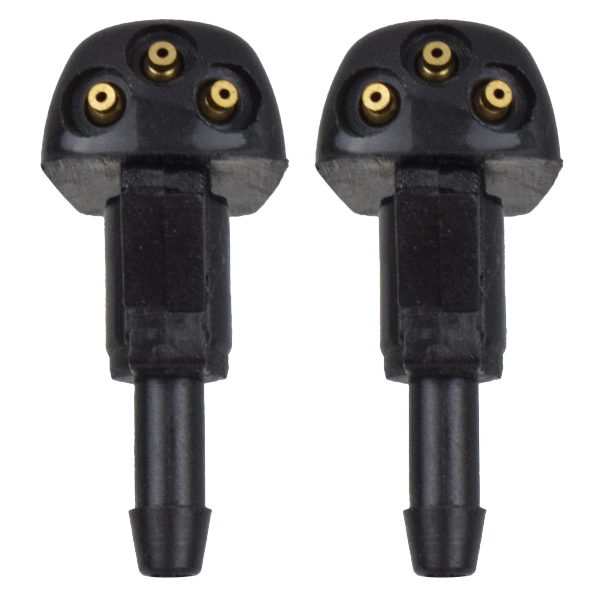 2 قطعة سيارة العالمي الجبهة ممسحة زجاج أمامي فوهة طائرة رذاذ الرش المياه مروحة صنبور غطاء غسالة منفذ تعديل الملحقات