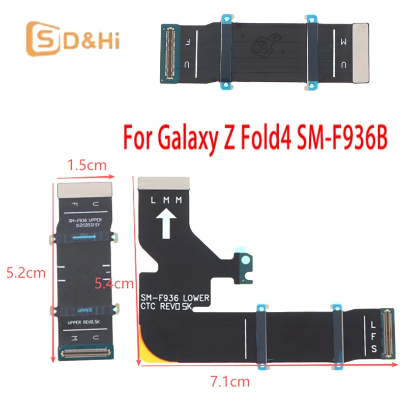 

1 Pair black Spin Axis Flex Cable For SG Z Fold4 SM-F936B Phone Repair Replacement Part