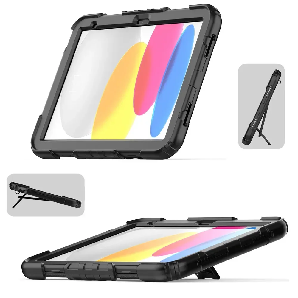 Heavy Shockproof Rugged Case For iPad 10th Gen 10.9 2022 9th 8th 7th 10.2 2021 2020 Cover for iPad 9.7 mini 6 5 Pro 11 Air 5 4 3