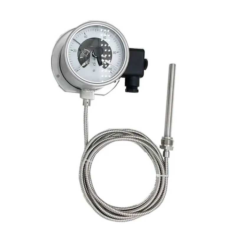 Industry Explosion Proof Remote Reading Capillary Thermometer with Electric Contact