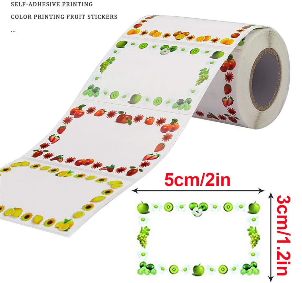 300pcs Blank Date Label Sticker Kitchen Refrigerator Food Storage Classification Content Labels for Container Bag Jar Mark Label