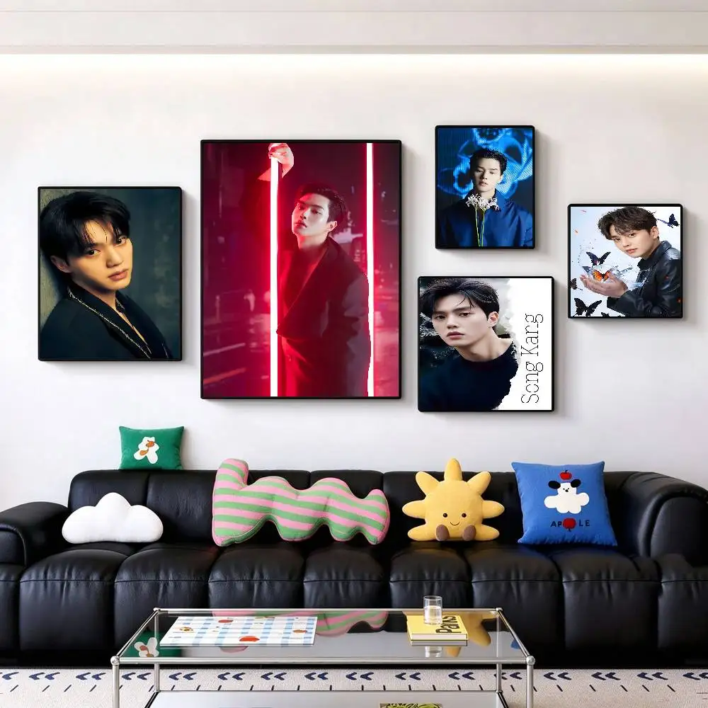 Actor S-song Kang Poster Room Decor Waterproof Sticky For Home Bar Wall Art Decoration