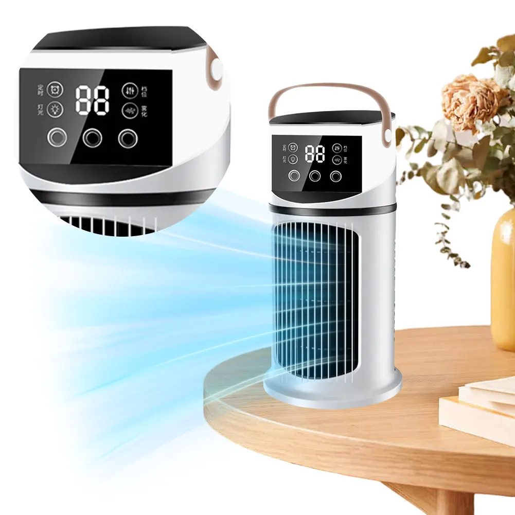 

Настольный вентилятор с 9 скоростями, 8 часов, персональный вентилятор с 3 туманами, настольный вентилятор для спальни, гостиной, офиса