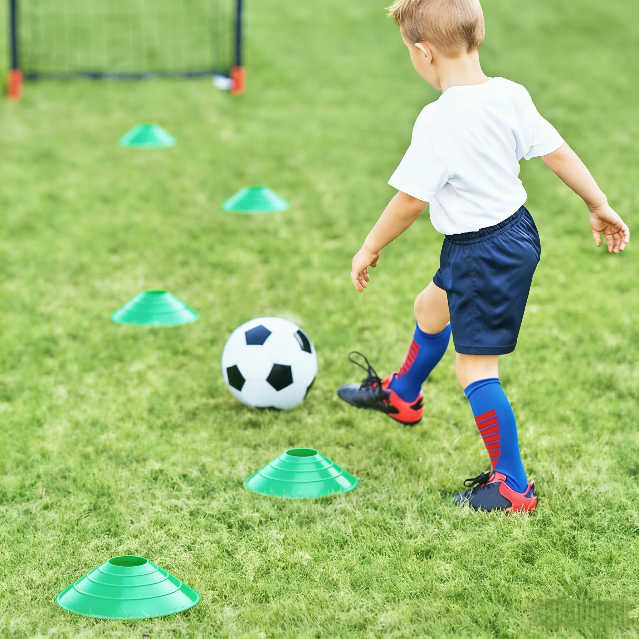 5 Buah Pelat Kerucut Sepak Bol - Football Training Cone ulasan dan harga