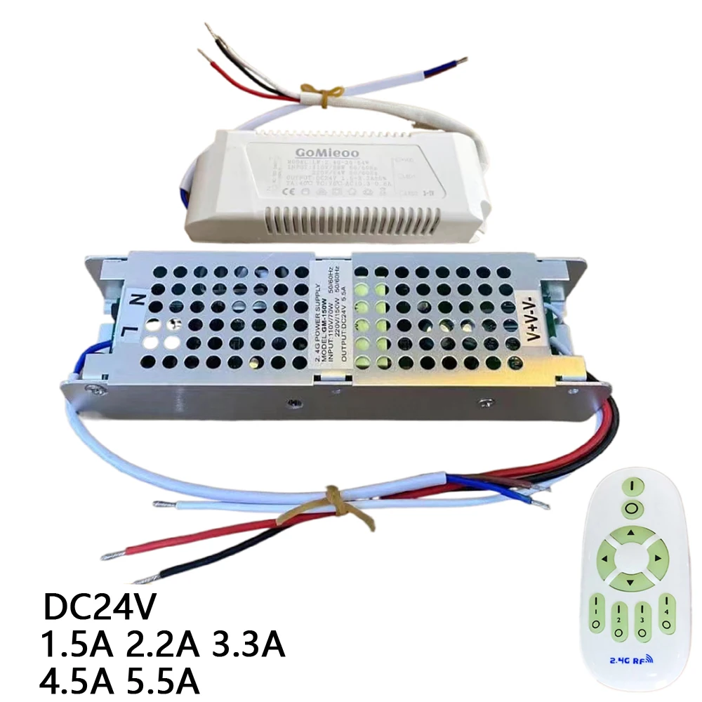 24V Remote control driver 2.4G power supply be used for 24V dual colors LED strip dimming&color changing Input 220V output 24V