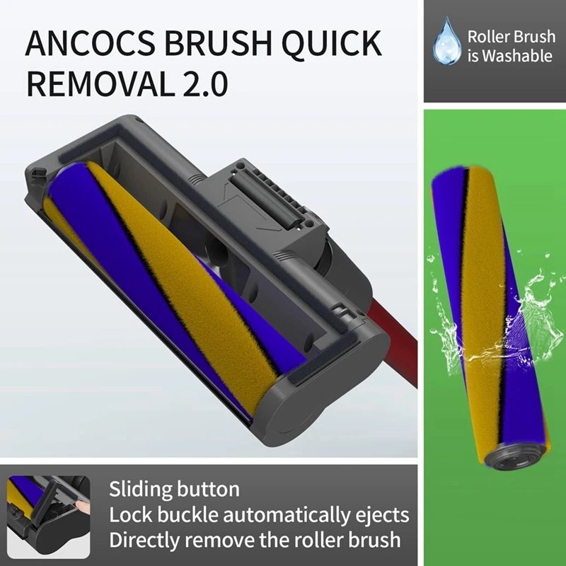 롤러 브러시 파워 헤드 교체, 다이슨 V7 V8 V10 V11 V15 진공 부품, 녹색 레이저 조명 바닥 부착물 포함