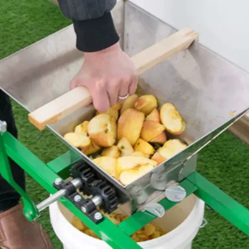 Large capacity manual grape peeling machine stainless steel apple crusher, household fruit and vegetable crusher