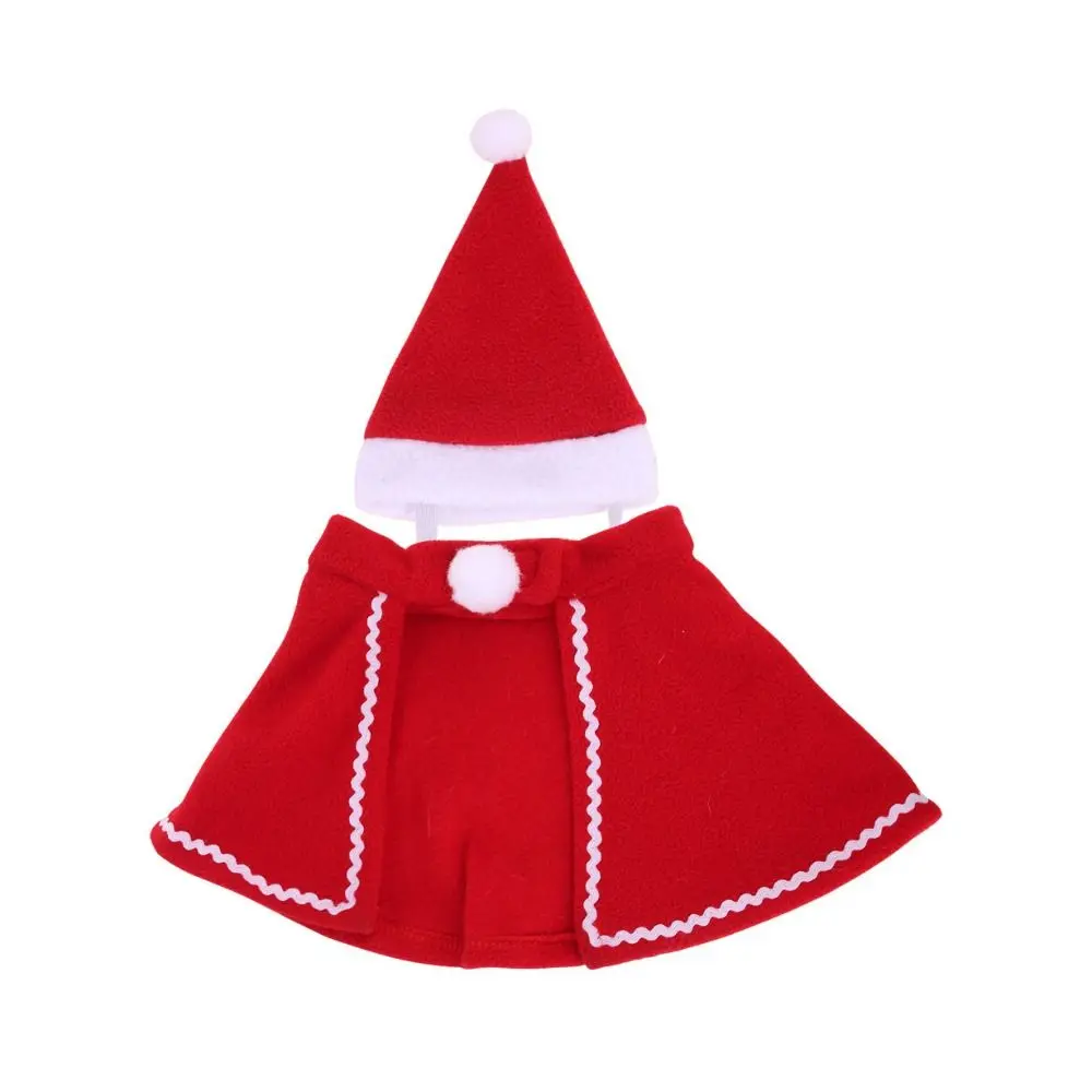 

Fashion Soft Dog Christmas Cape Hat Adjustable Comfortable Pet Xmas Hat Red Christmas Pet Cloak For Cat Dogs Puppy