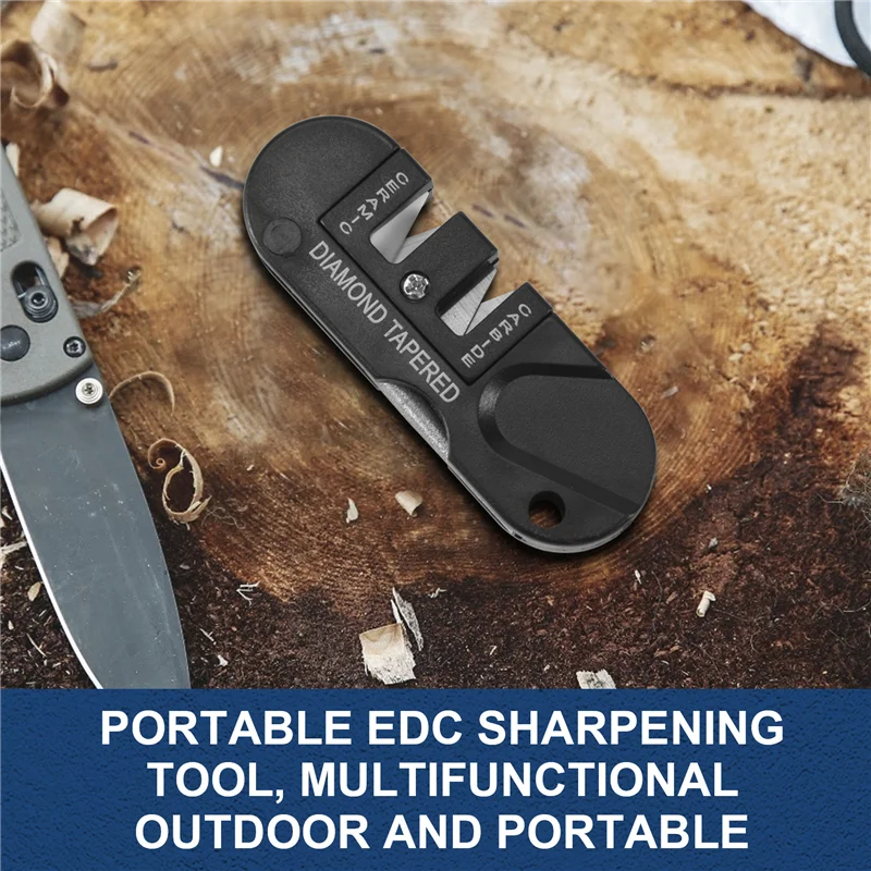 A11I Rautan Multifungsi Pisau Mini Portabel, Rautan Alat Mini EDC Luar Ruangan Baja