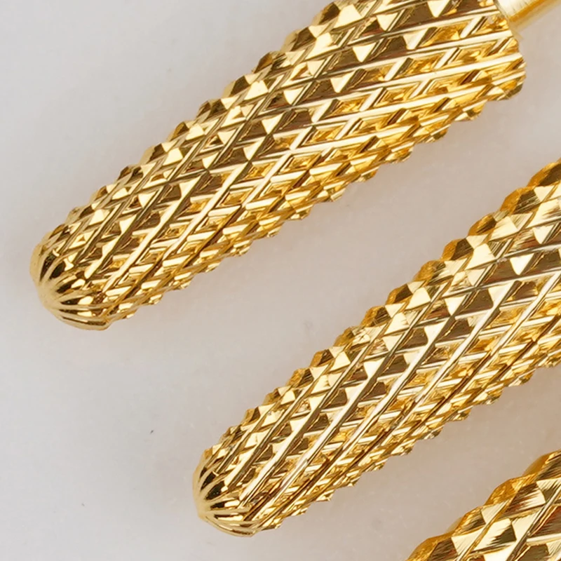 Embout de nettoyage de cuticules en carbure de grain moyen, petit cône propre de 3/32 pouces pour perceuses à ongles électriques, outil de manucure professionnel pour ongles Sa