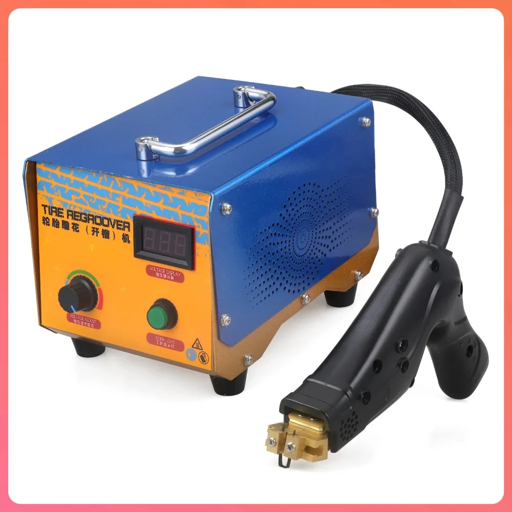 Digital Tire Regroover Car Tire Rubber Tyres Regrooving Tool Blade Iron Tire Regroover Electric Cutting Machine 1000W 110V/220V - view 3