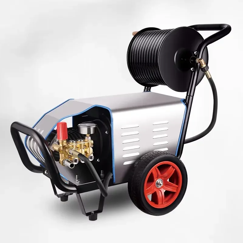 for New 9500W 33MPa 18L Min Heavy Duty Copper Pump Portable High Pressure Washer and Cleaner for Car Washes