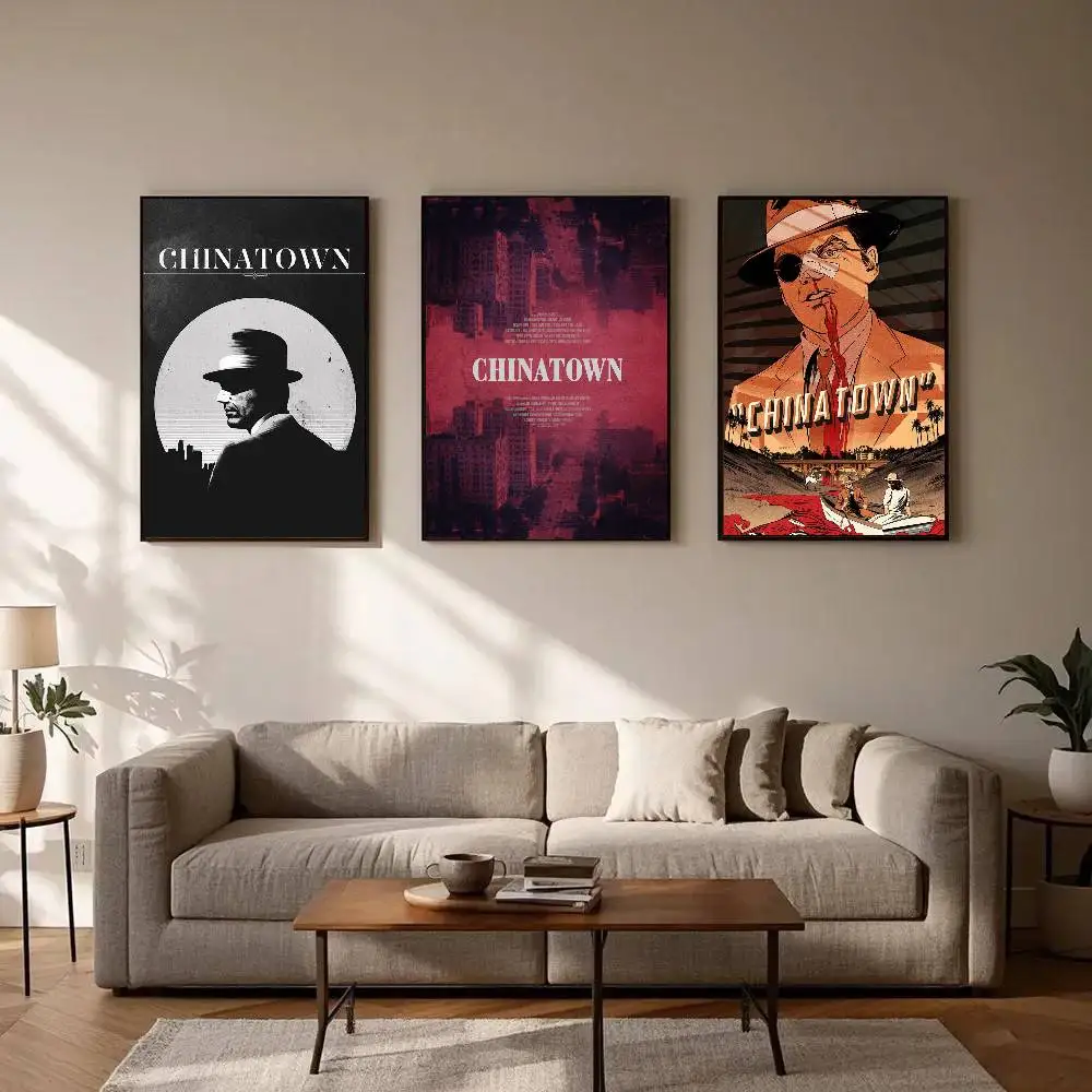 C-Chinatown Thrilling And Suspenseful Movies Posters Living Room Bar Cafe Quality Canvas Vintage Style Comics Painting Art Home